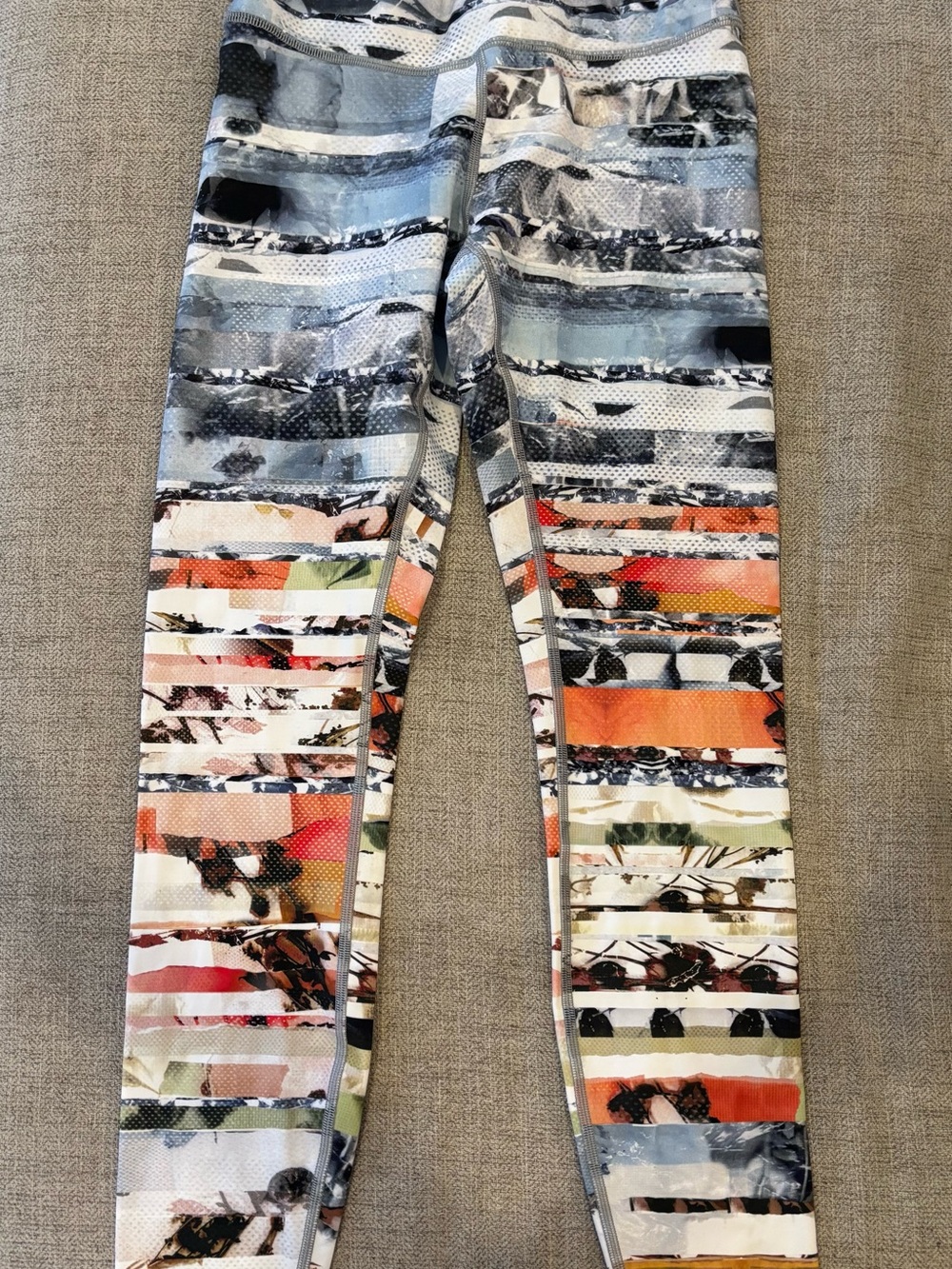 Lululemon Striped Graphic Multicolor Women’s Athetic Leggings